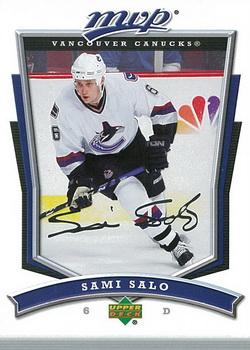 #64 Sami Salo - Vancouver Canucks - 2007-08 Upper Deck MVP Hockey