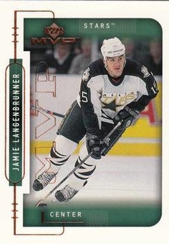 #64 Jamie Langenbrunner - Dallas Stars - 1999-00 Upper Deck MVP Hockey