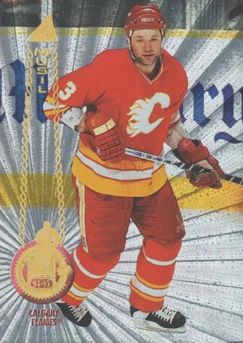 #64 Frank Musil - Calgary Flames - 1994-95 Pinnacle Hockey - Rink Collection