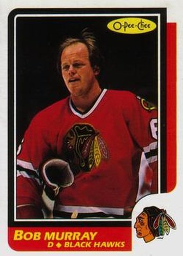 #64 Bob Murray - Chicago Blackhawks - 1986-87 O-Pee-Chee Hockey