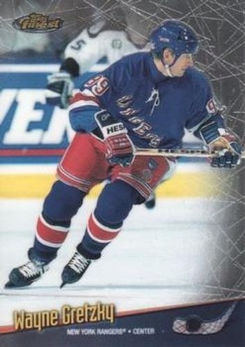 #64 Wayne Gretzky - New York Rangers - 1998-99 Finest Hockey