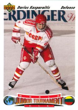 #650 Darius Kasparaitis - CIS - 1991-92 Upper Deck Hockey