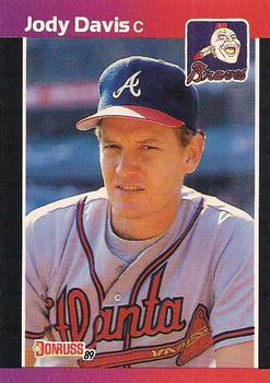 #650 Jody Davis - Atlanta Braves - 1989 Donruss Baseball