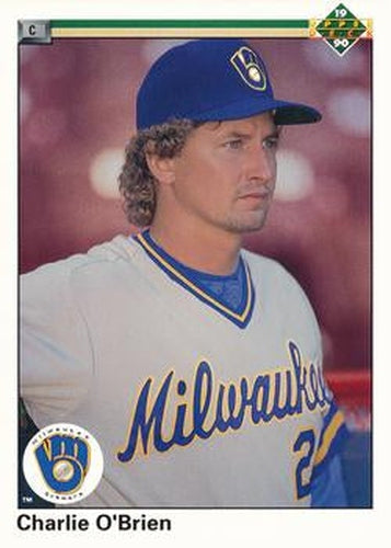 #650 Charlie O'Brien - Milwaukee Brewers - 1990 Upper Deck Baseball