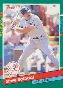 #650 Steve Balboni - New York Yankees - 1991 Donruss Baseball