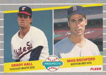 #650 Grady Hall / Mike Rochford - Chicago White Sox / Boston Red Sox - 1989 Fleer Baseball