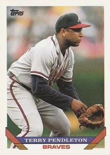 #650 Terry Pendleton - Atlanta Braves - 1993 Topps Baseball