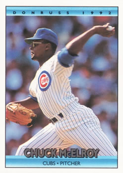 #650 Chuck McElroy - Chicago Cubs - 1992 Donruss Baseball