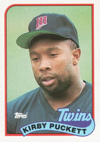 #650 Kirby Puckett - Minnesota Twins - 1989 Topps Baseball