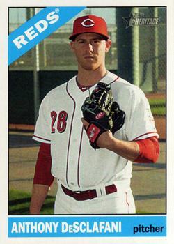 #650 Anthony DeSclafani - Cincinnati Reds - 2015 Topps Heritage Baseball