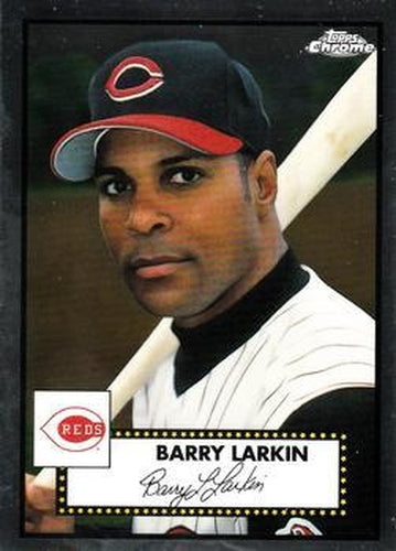 #650 Barry Larkin - Cincinnati Reds - 2021 Topps Chrome Platinum Anniversary Baseball