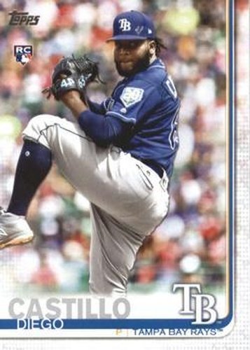 #650 Diego Castillo - Tampa Bay Rays - 2019 Topps Baseball