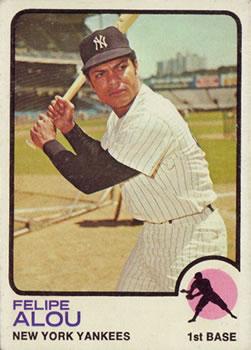 #650 Felipe Alou - New York Yankees - 1973 Topps Baseball