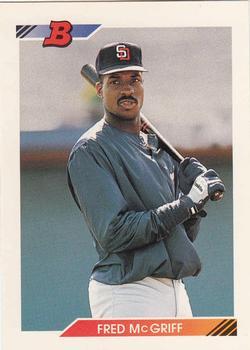 #650 Fred McGriff - San Diego Padres - 1992 Bowman Baseball