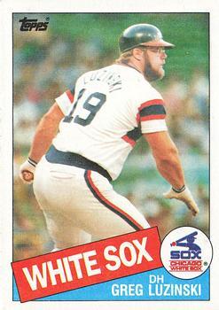 #650 Greg Luzinski - Chicago White Sox - 1985 Topps Baseball
