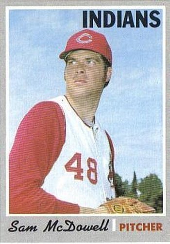 #650 Sam McDowell - Cleveland Indians - 1970 Topps Baseball