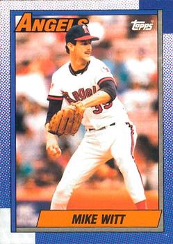 #650 Mike Witt - California Angels - 1990 O-Pee-Chee Baseball