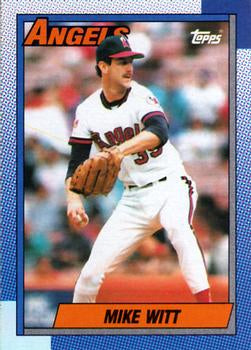 #650 Mike Witt - California Angels - 1990 Topps Baseball