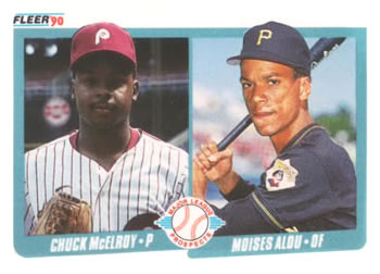 #650 Chuck McElroy / Moises Alou - Pittsburgh Pirates / Philadelphia Phillies - 1990 Fleer USA Baseball