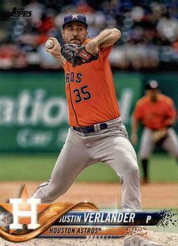 #650 Justin Verlander - Houston Astros - 2018 Topps Baseball