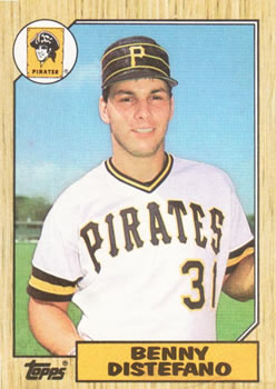 #651 Benny Distefano - Pittsburgh Pirates - 1987 Topps Baseball