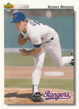 #651 Kenny Rogers - Texas Rangers - 1992 Upper Deck Baseball