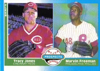 #651 Tracy Jones / Marvin Freeman - Cincinnati Reds / Philadelphia Phillies - 1987 Fleer Baseball