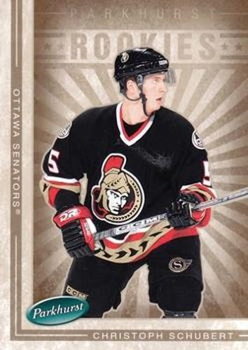 #651 Christoph Schubert - Ottawa Senators - 2005-06 Parkhurst Hockey