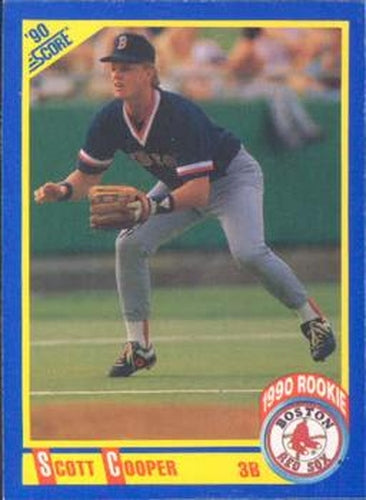 #651 Scott Cooper - Boston Red Sox - 1990 Score Baseball