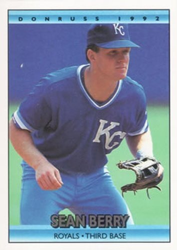 #651 Sean Berry - Kansas City Royals - 1992 Donruss Baseball