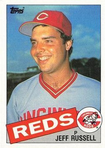 #651 Jeff Russell - Cincinnati Reds - 1985 Topps Baseball