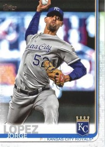 #651 Jorge Lopez - Kansas City Royals - 2019 Topps Baseball