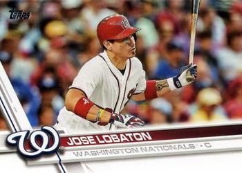 #651 Jose Lobaton - Washington Nationals - 2017 Topps Baseball