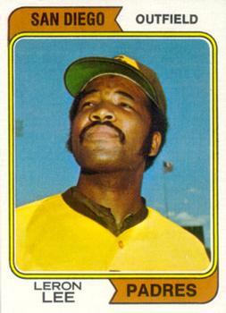 #651 Leron Lee - San Diego Padres - 1974 Topps Baseball