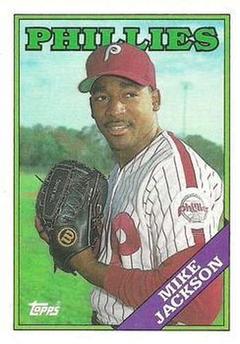 #651 Mike Jackson - Philadelphia Phillies - 1988 Topps Baseball