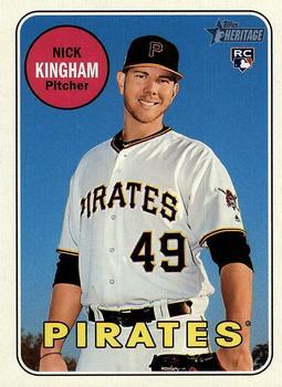 #651 Nick Kingham - Pittsburgh Pirates - 2018 Topps Heritage Baseball