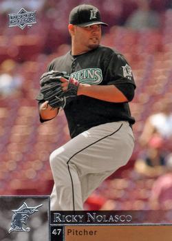#651 Ricky Nolasco - Florida Marlins - 2009 Upper Deck Baseball