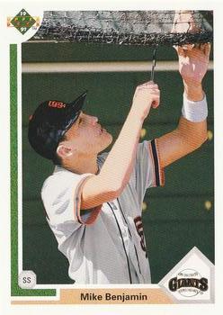 #651 Mike Benjamin - San Francisco Giants - 1991 Upper Deck Baseball