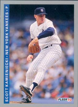 #651 Scott Kamieniecki - New York Yankees - 1993 Fleer Baseball