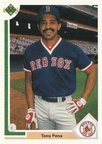 #652 Tony Pena - Boston Red Sox - 1991 Upper Deck Baseball