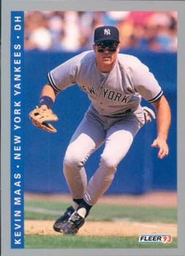 #652 Kevin Maas - New York Yankees - 1993 Fleer Baseball