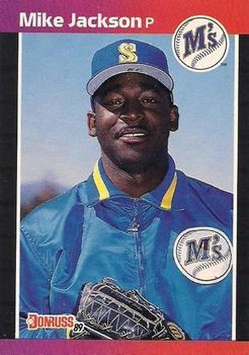 #652 Mike Jackson - Seattle Mariners - 1989 Donruss Baseball