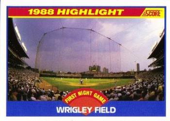 #652 Wrigley Field - Chicago Cubs - 1989 Score Baseball