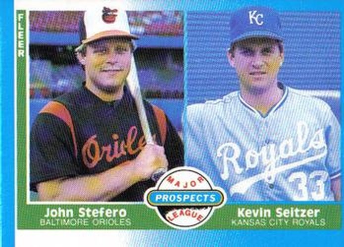 #652 John Stefero / Kevin Seitzer - Baltimore Orioles / Kansas City Royals - 1987 Fleer Baseball