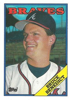#652 Bruce Benedict - Atlanta Braves - 1988 Topps Baseball
