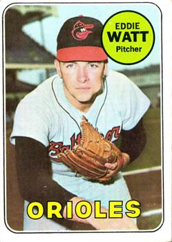 #652 Eddie Watt - Baltimore Orioles - 1969 Topps Baseball