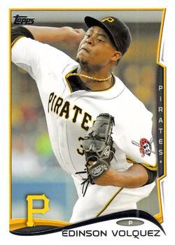#652 Edinson Volquez - Pittsburgh Pirates - 2014 Topps Baseball