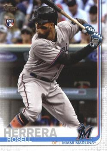 #652 Rosell Herrera - Miami Marlins - 2019 Topps Baseball