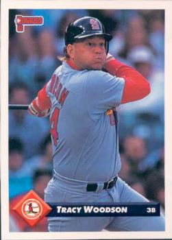 #652 Tracy Woodson - St. Louis Cardinals - 1993 Donruss Baseball