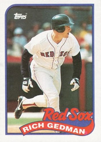 #652 Rich Gedman - Boston Red Sox - 1989 Topps Baseball